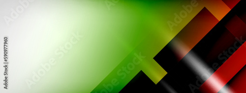 Light and shadow squares and lines abstract background