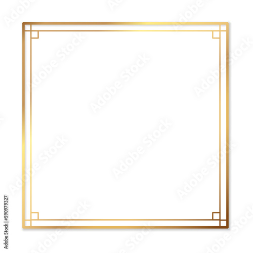 Luxury gold frame