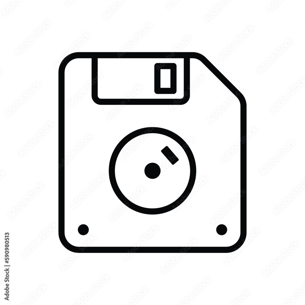 floppy disk icon vector design template in white background floppy disk icon vector design template in white background