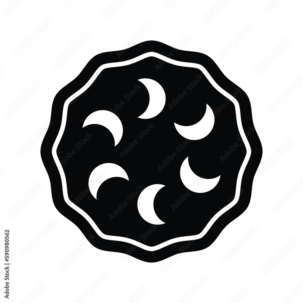 pie icon vector design template in white background pie icon vector design template in white background