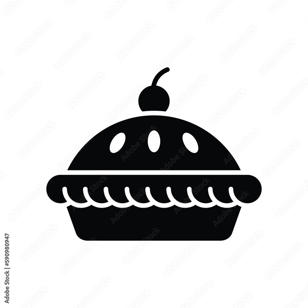 pie icon vector design template in white background pie icon vector design template in white background