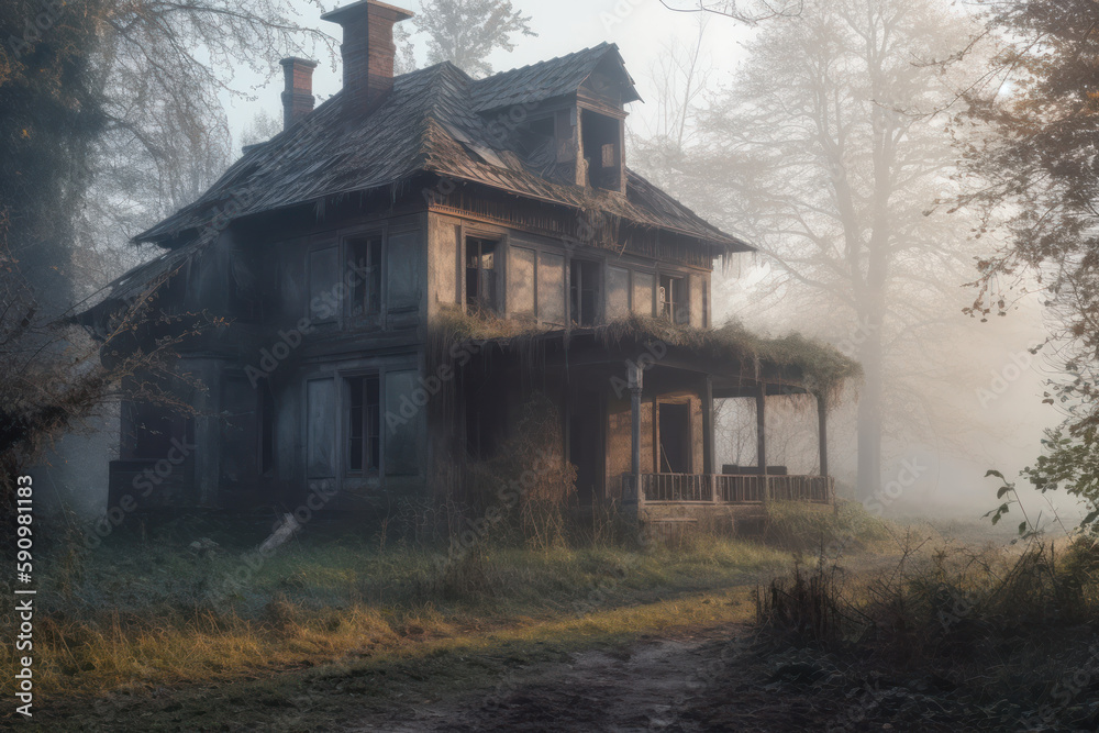 Obraz premium old abandoned building