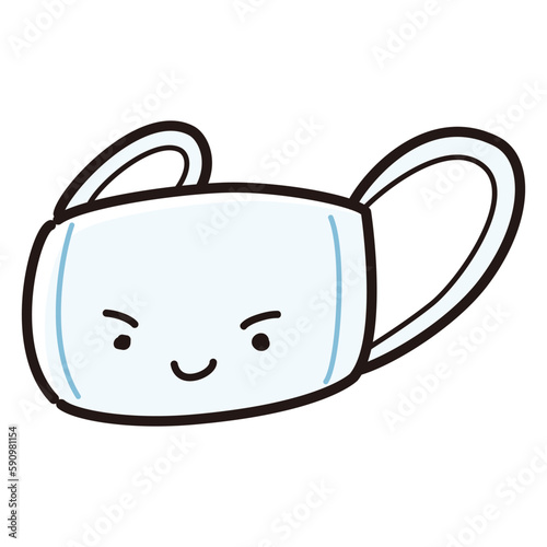 マスクのかわいいキャラクター