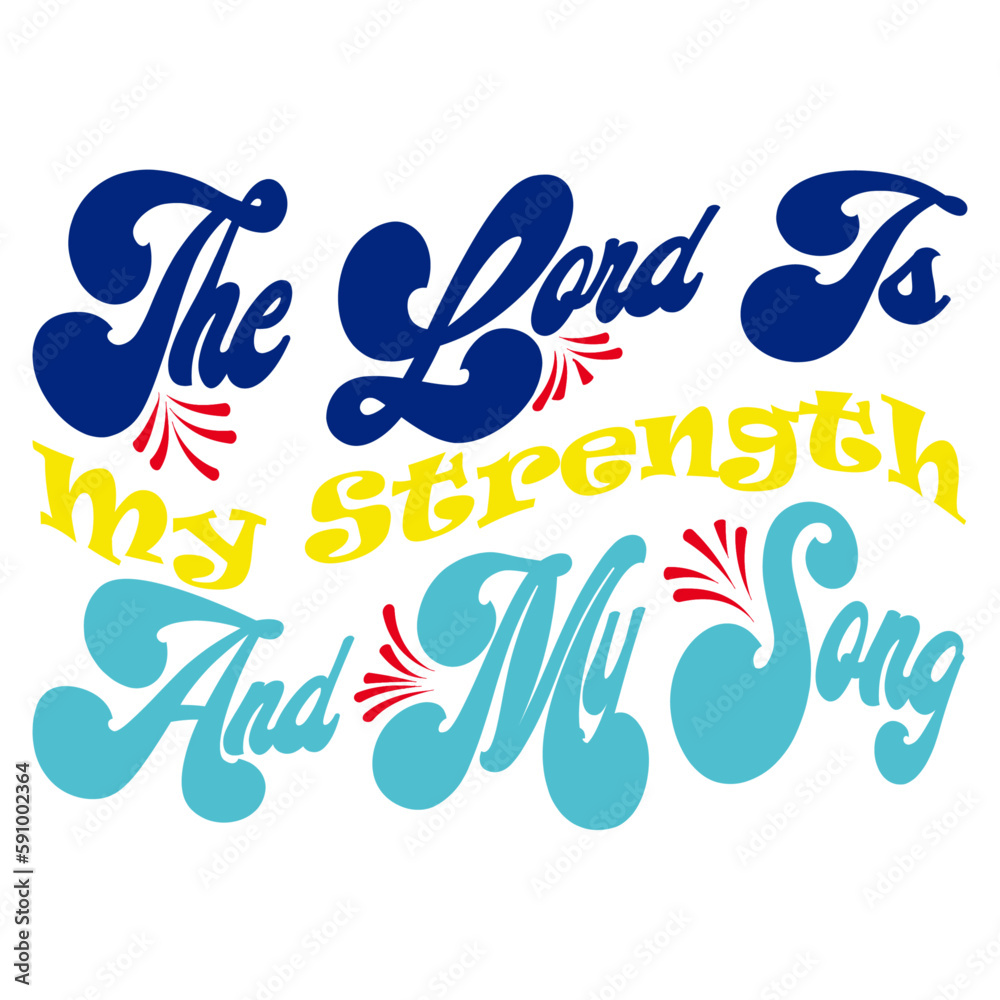 Obraz premium Retro Faith T-shirt Design, Vector