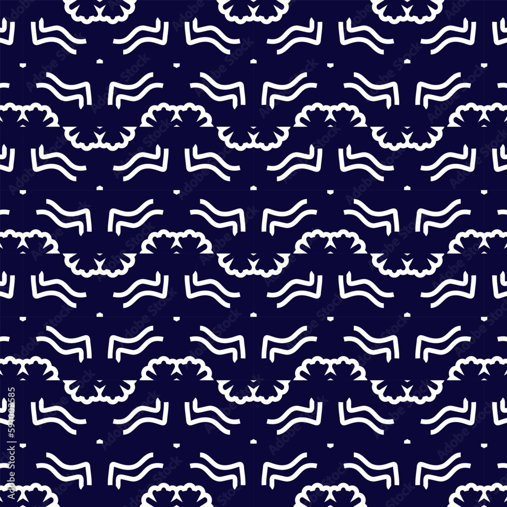 Naklejka premium Tribal pattern vector. Folk motif for wallpaper, textile, wrapping, web page background.