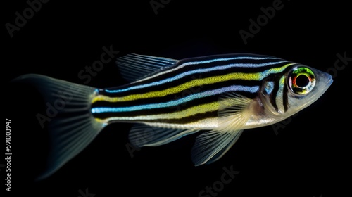 Stunning Zebrafish with Bold Stripes