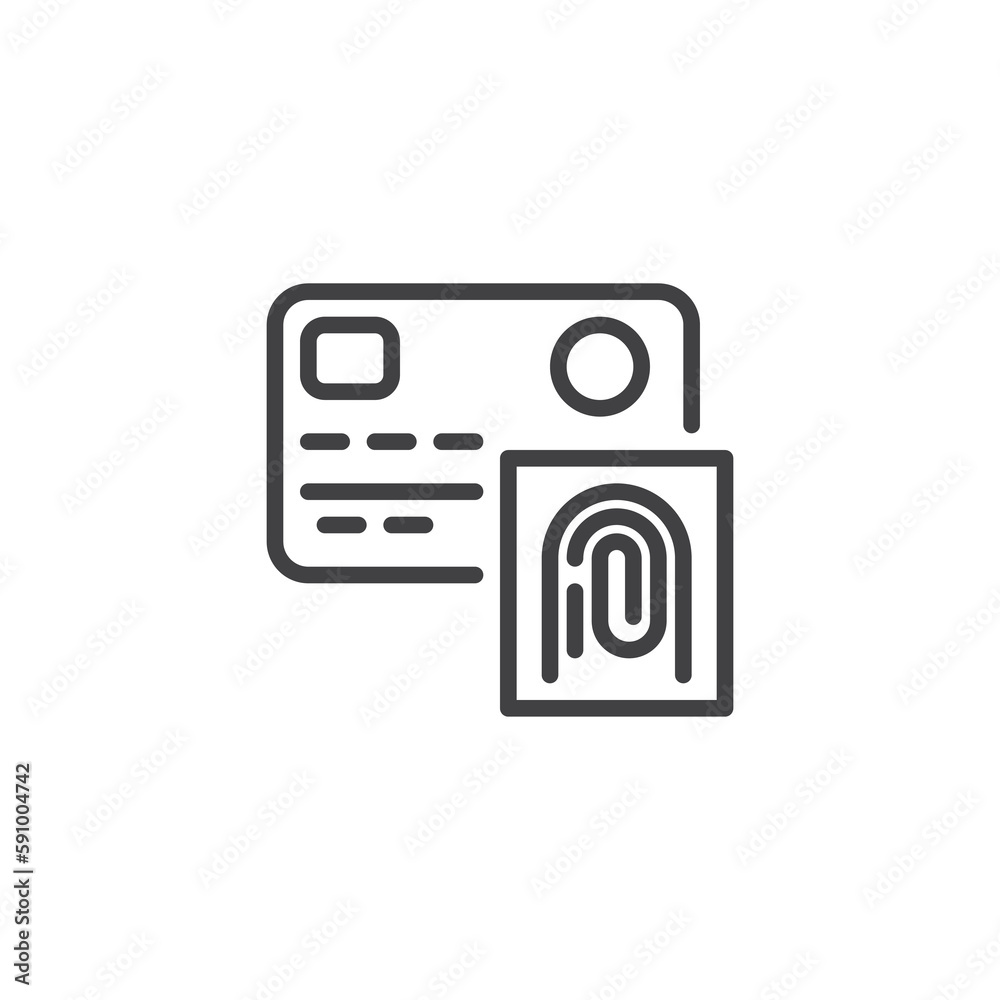 Payment verification line icon Payment verification line icon