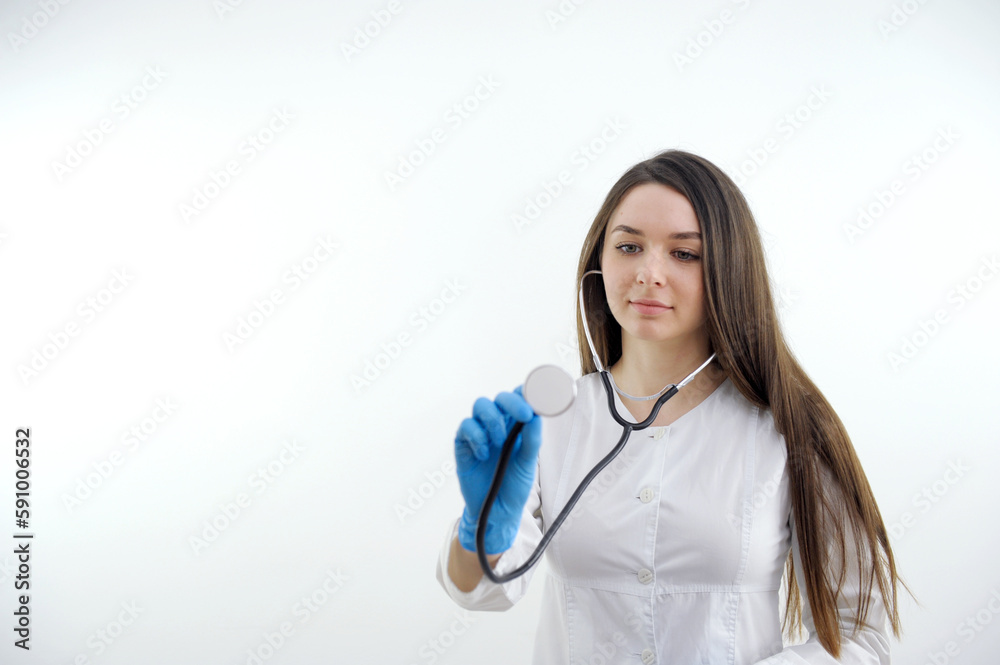 excited medical doctor woman happy smile point finger at you, isolated over white background. High quality photo excited medical doctor woman happy smile point finger at you, isolated over white background. High quality photo