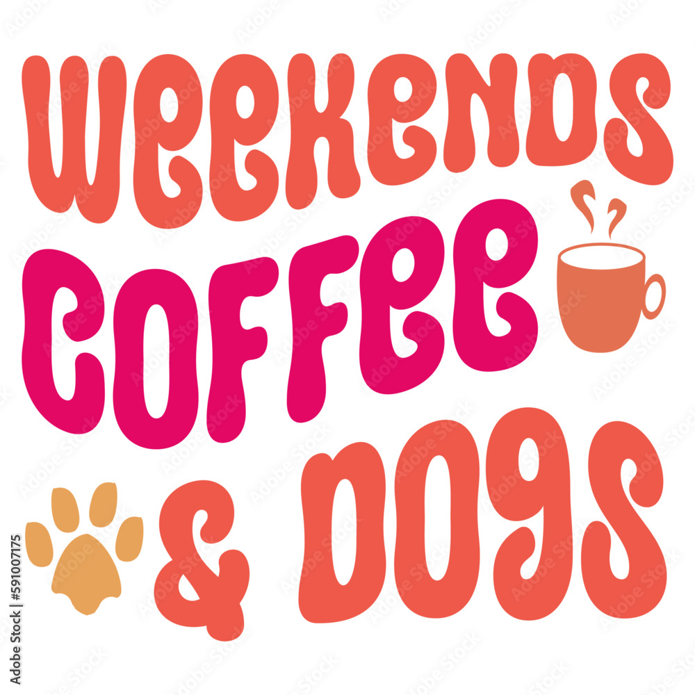 Retro Dog T-shirt Design, Vector Retro Dog T-shirt Design, Vector