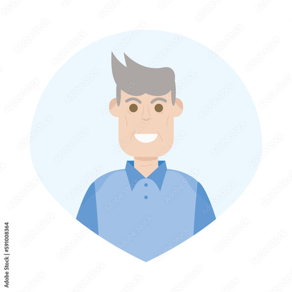The Elderly Seventies Grandfather Character Face Old Man Smile
The Elderly Seventies Grandfather Character Face Old Man Smile