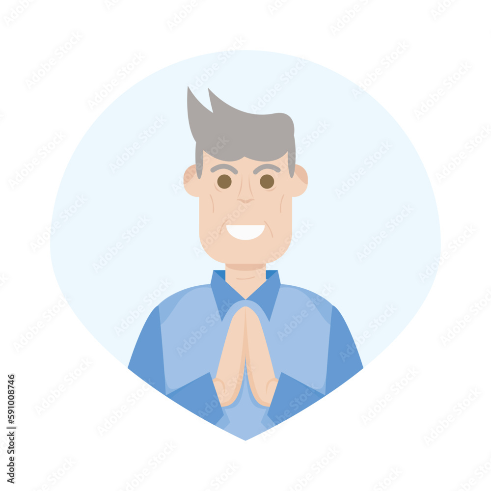 The Elderly Seventies Grandfather Character Face Old Man Smile
The Elderly Seventies Grandfather Character Face Old Man Smile