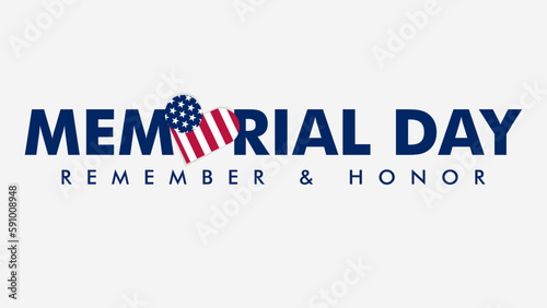 US memorial day Patriot proud label American flag and symbols National independence day 4th July