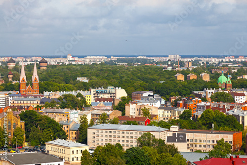 Aerial view of Riga