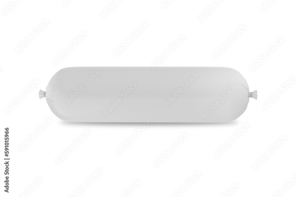 Blank sausage mockup isolated on white background. 3d rendering. Blank sausage mockup isolated on white background. 3d rendering.