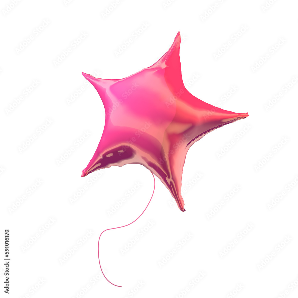 Obraz premium 3D Creative Pink ballons