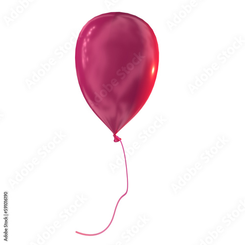 3D Creative Pink ballons