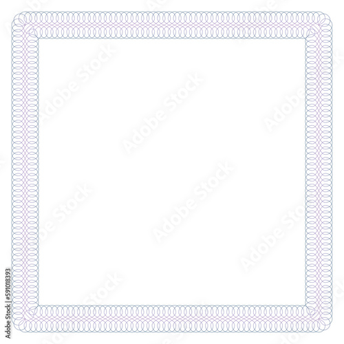 Decorative frame on a white background