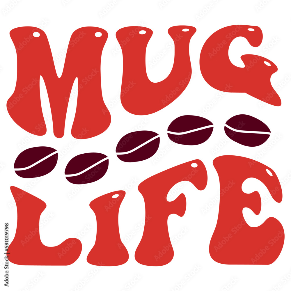 Retro Funny Coffee T-shirt Design, Vector Retro Funny Coffee T-shirt Design, Vector