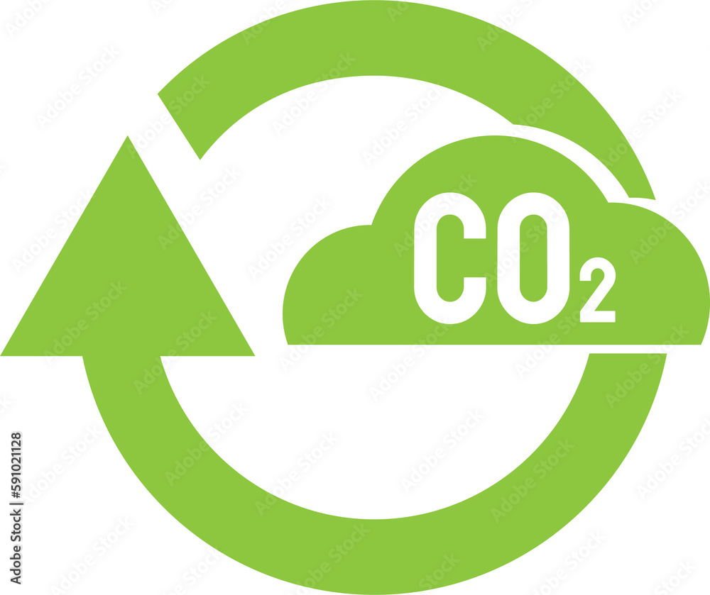 The eco icon for ecology or recycle concept The eco icon for ecology or recycle concept