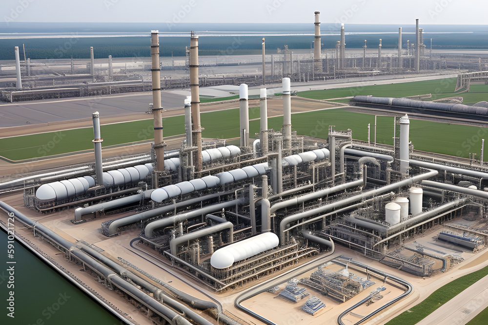 petrochemical plant refinery industry zone petrochemical plant refinery industry zone