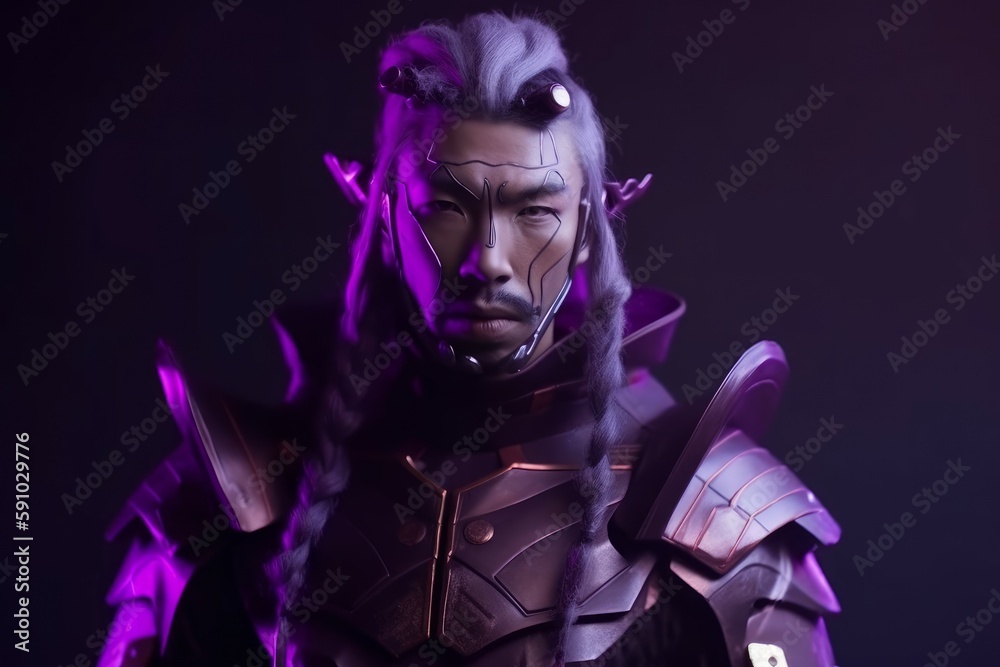 Asian handsome warrior. Generate Ai Asian handsome warrior. Generate Ai