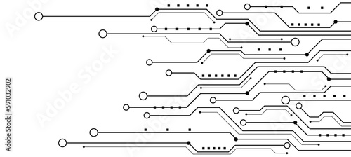 technology background with hi-tech digital data