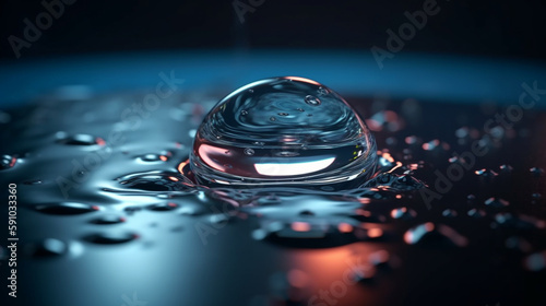 Water drop. Generative Ai