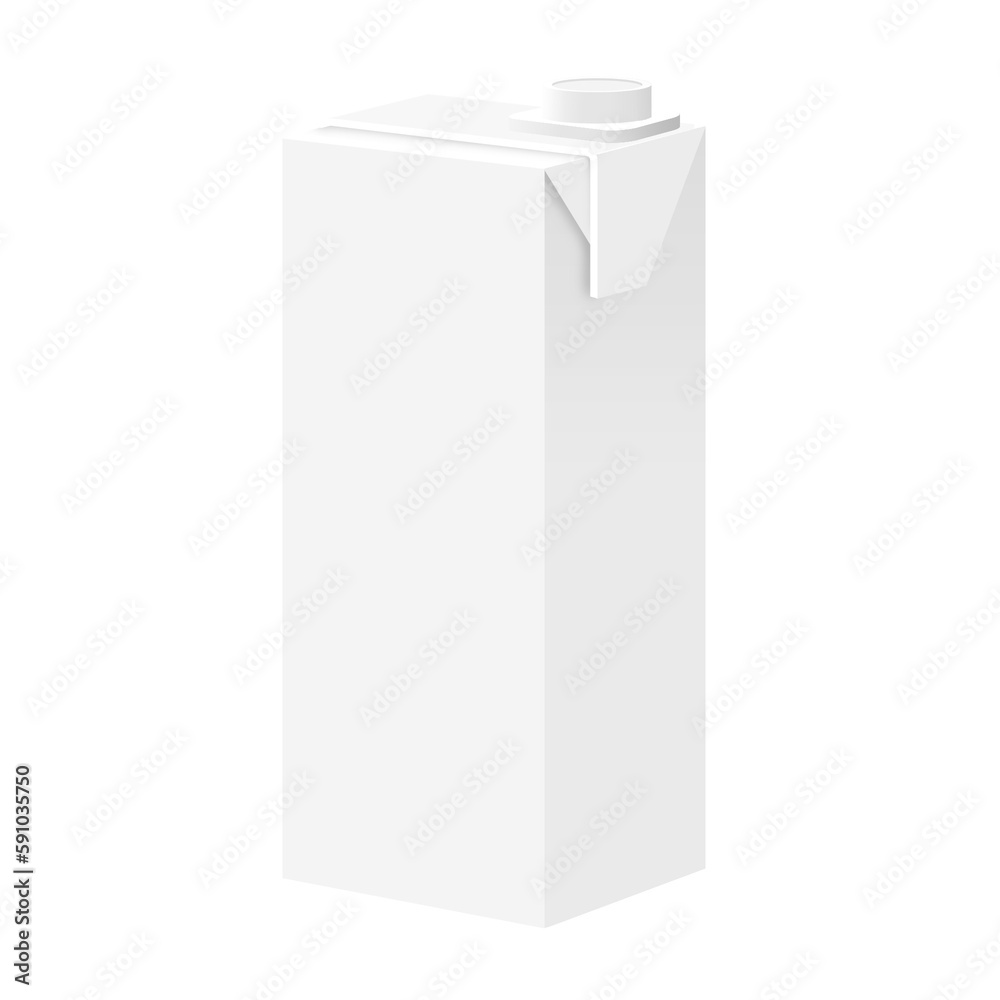 white blank milk carton package 3d white blank milk carton package 3d