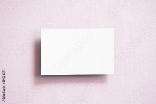Blank business card for mockups
