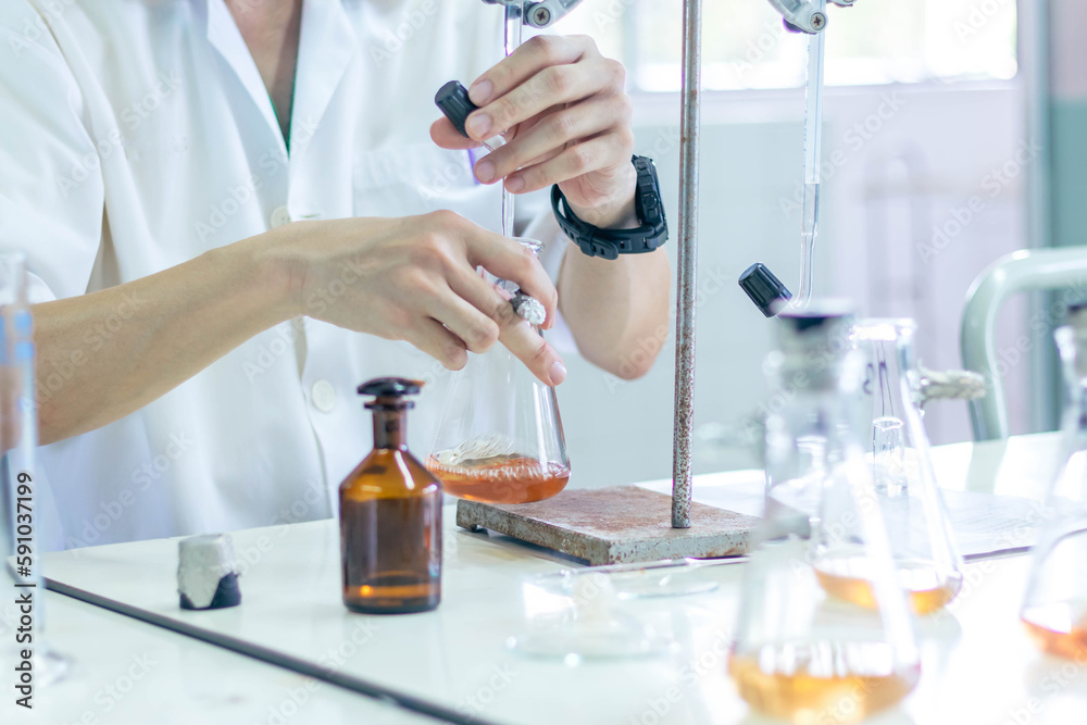 Science laboratory research and development concept. Science laboratory research and development concept.