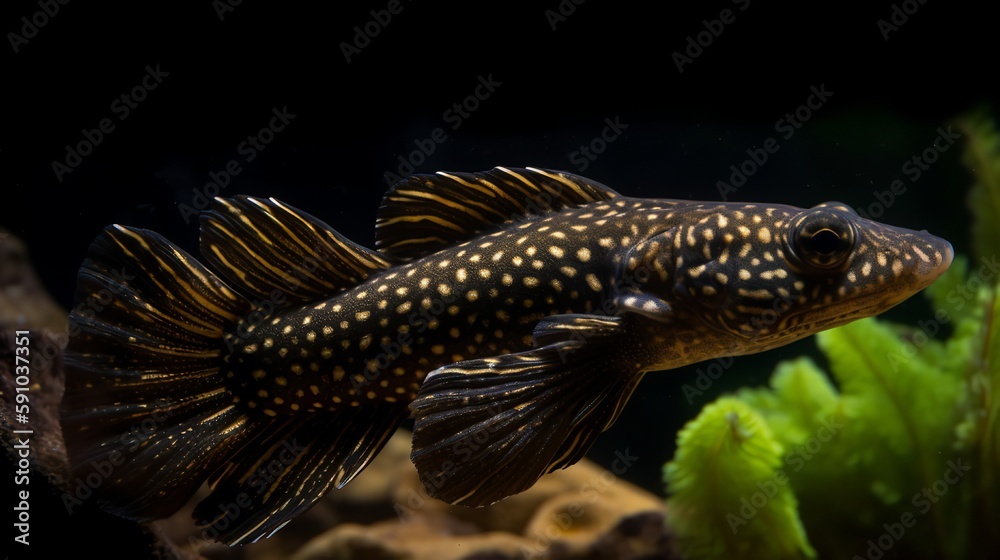 Fototapeta premium Bristlenose Pleco in its Glory
