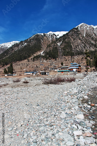 Nature of Kalam valley in Himalayas, Pakistan photo
