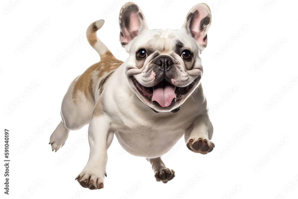 Obraz premium french bulldog isolated on white background