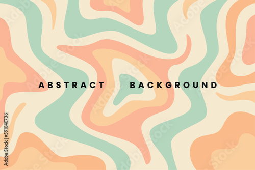 Fondo abstracto en estilo retro de los 60