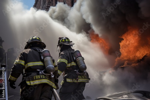US Firefighters in Action, Generative AI