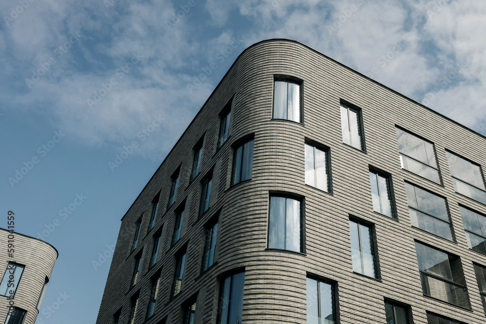 Architecture modern style building. Architecture modern style building.