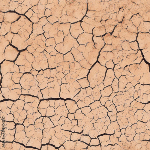 Dry earth seamless texture pattern 