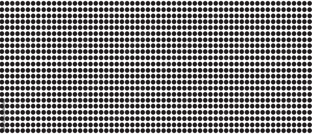 Black polka dot pattern on white background. Straight dot pattern for backdrop and wallpaper template. Simple classic polka dot lines with repeat stripes texture. Polka background, vector illustration Black polka dot pattern on white background. Straight dot pattern for backdrop and wallpaper template. Simple classic polka dot lines with repeat stripes texture. Polka background, vector illustration
