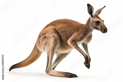 kangaroo isolated on white background © Roland