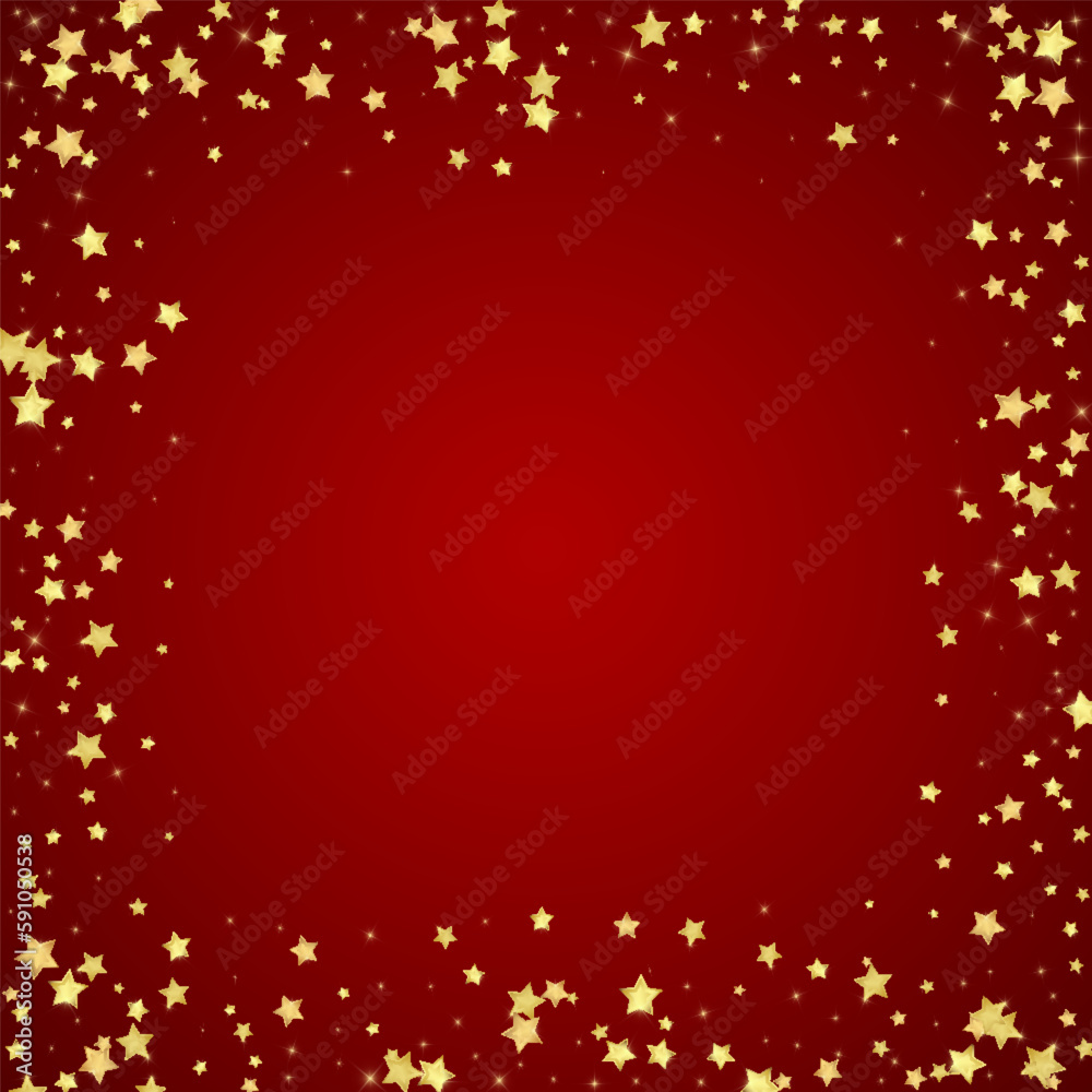 Magic stars vector overlay. Gold stars scattered Magic stars vector overlay. Gold stars scattered