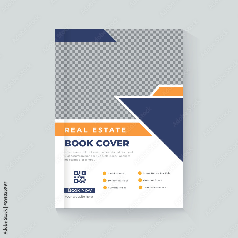 Real estate flyer brochure cover design template Real estate flyer brochure cover design template
