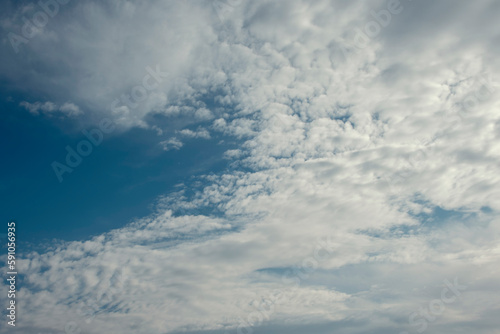 Fototapeta Naklejka Na Ścianę i Meble -  blue sky and clouds sky. beautiful sunny sky