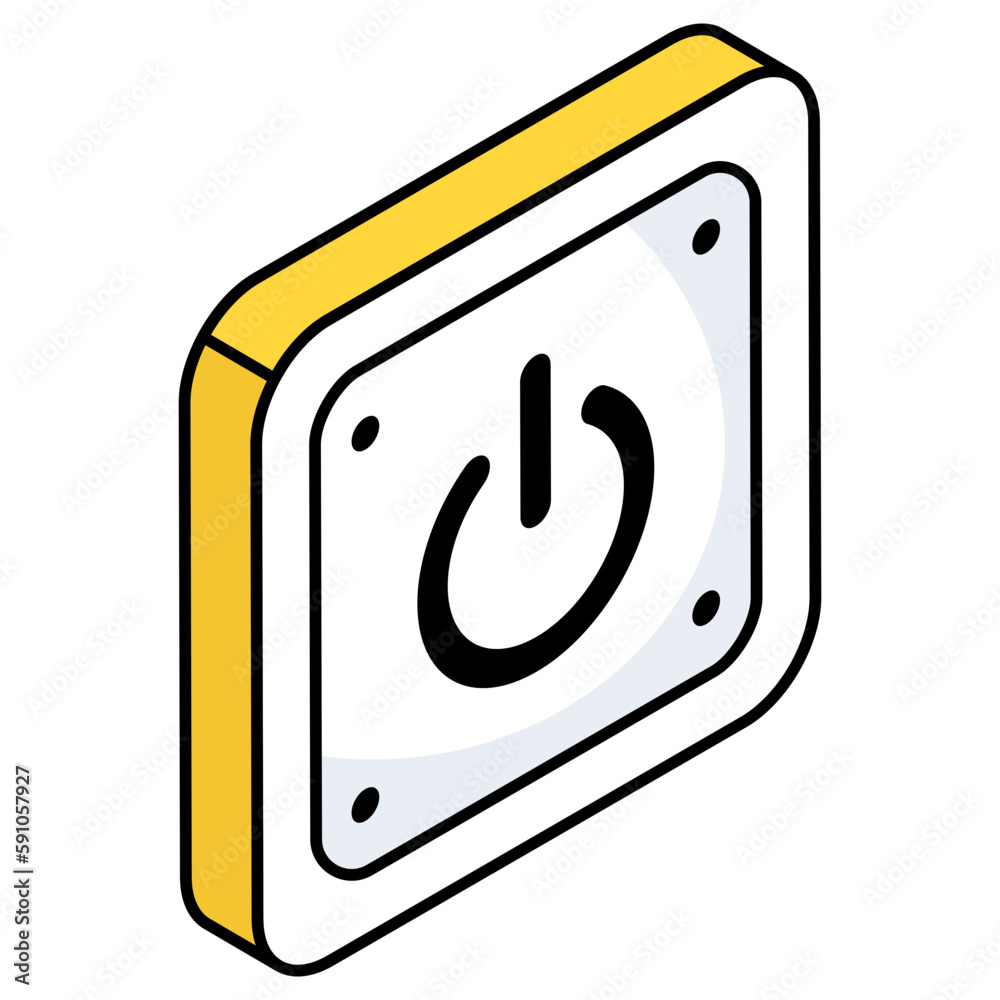 Modern design icon of emojiA premium download icon of power button Modern design icon of emojiA premium download icon of power button