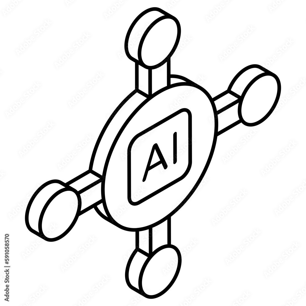 An editable design icon of ai boA perfect design icon of eyeokConceptual flat design icon of ai network An editable design icon of ai boA perfect design icon of eyeokConceptual flat design icon of ai network