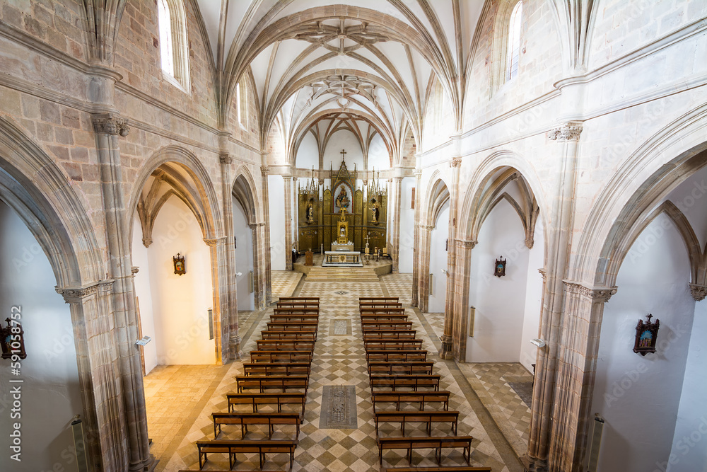 Interior of the church of the Convent of San Giovanni Battista in Almagro, Spain