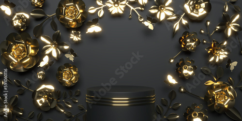 show case 3d rendering