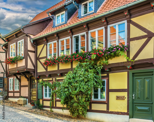 Street in Quedlinburg  Germany