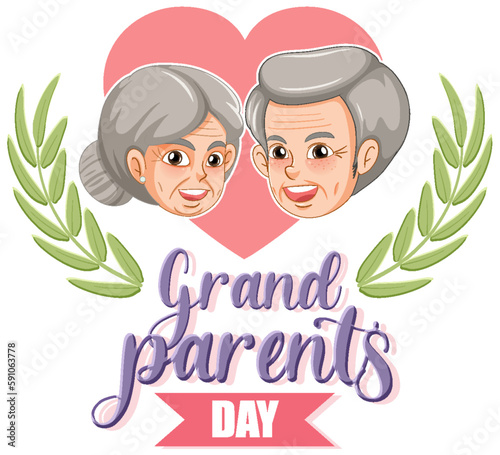 Happy grandparent day banner