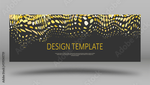Abstract design template for background, cover, screensaver, website and creative idea. Layout for interior design, corporate style and decorative creativity
