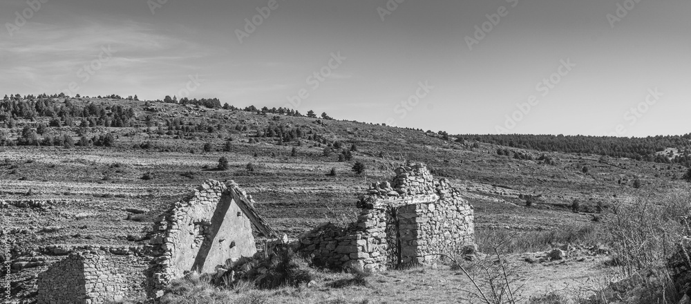 Fototapeta premium Gúdar, ruinas